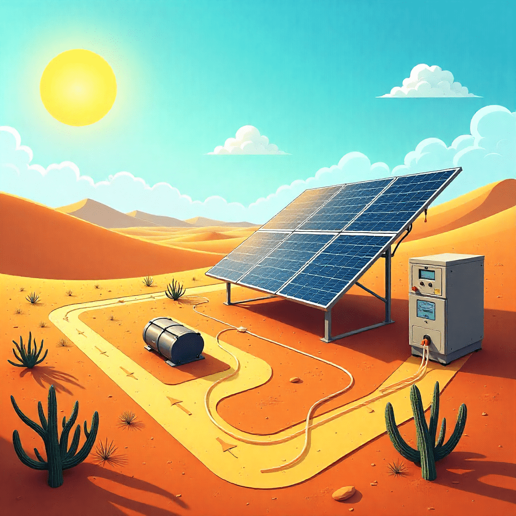 How does a solar panel work