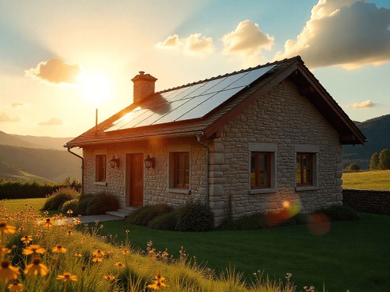 Residential solar installation